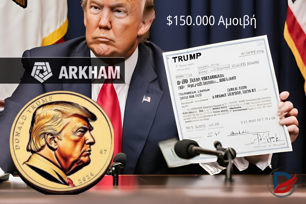 Αμοιβή $150K από την Arkham για τον δημιουργό του DJT κρυπτονομίσματος | Ένοχος ο γιος του Τραμπ